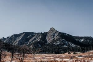 Flatirons in Boulder, CO