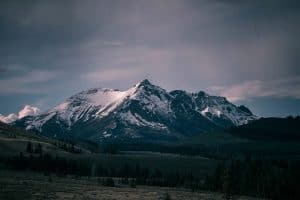A snowy mountain in Colorado