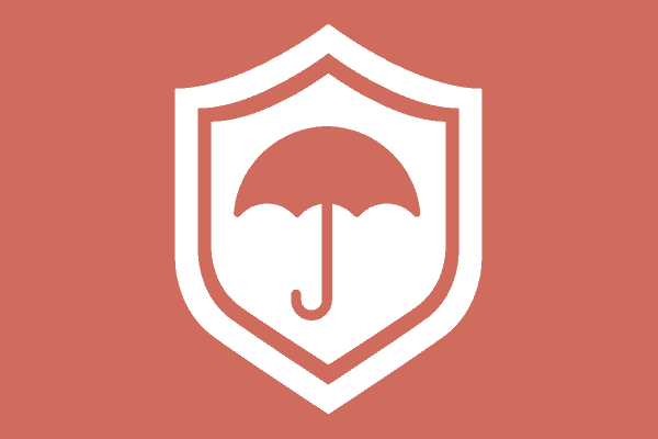 Shield with umbrella