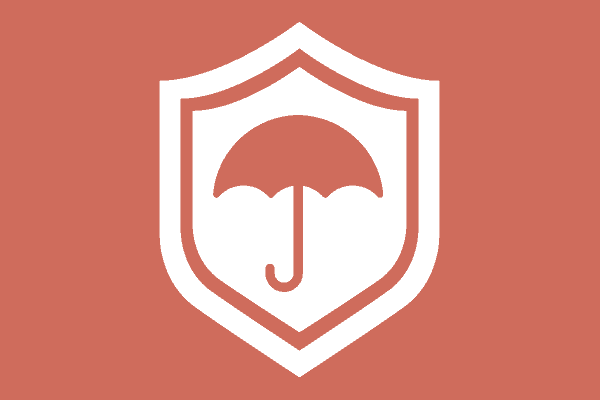 Shield with umbrella