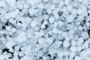 photo of hail stones