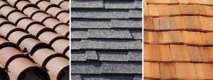 Types of roofing: Tile, asphalt and woodshake